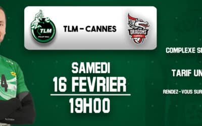 Invitation Match du 16 Février 2019 contre Cannes