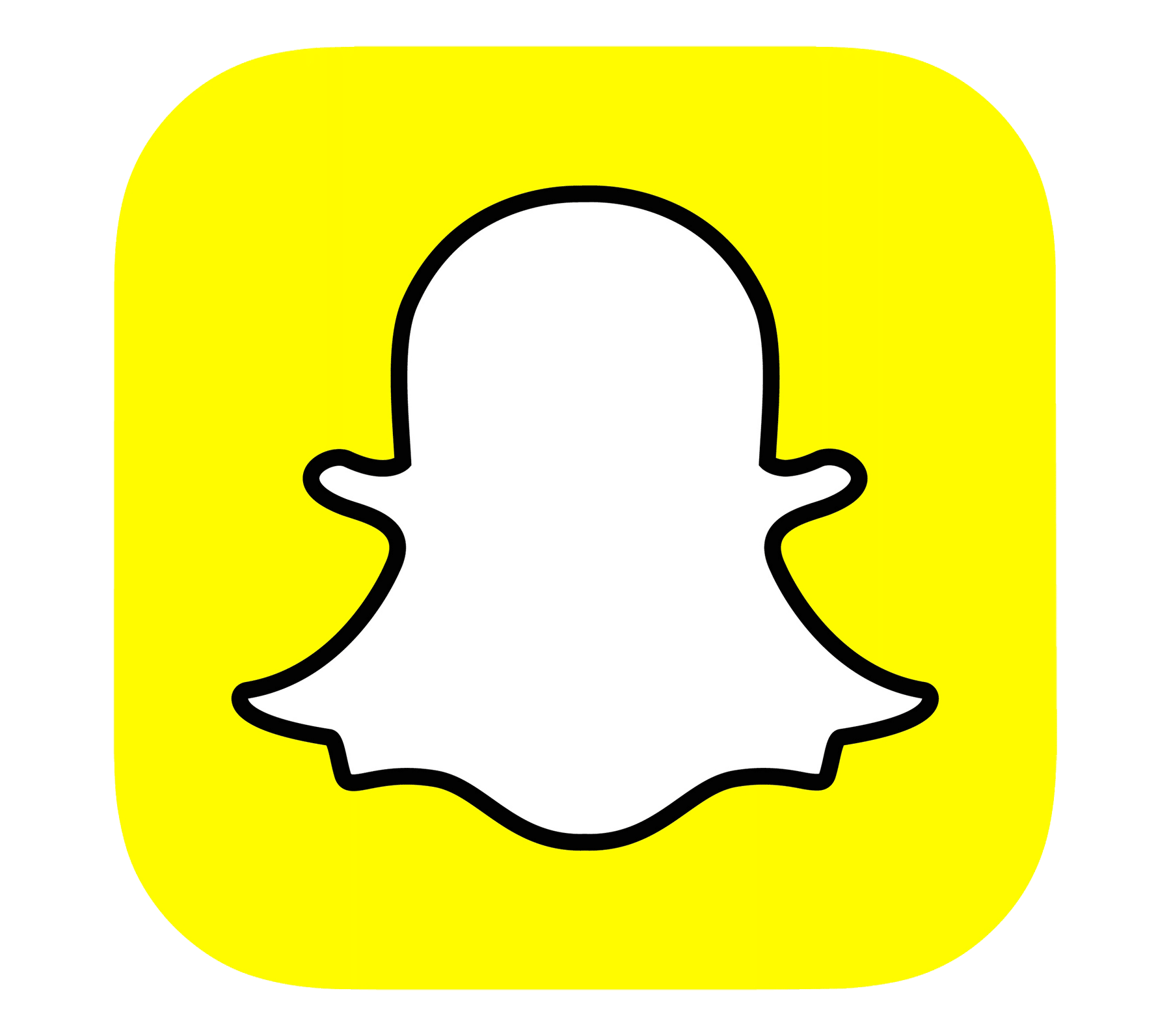 Snapchat logo carré couleur