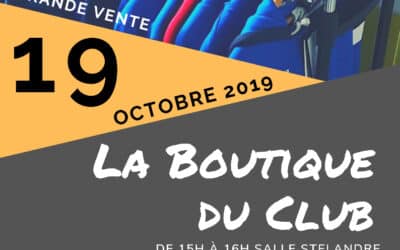 Grande Vente – Boutique du Volley Ball de Roncq – Octobre 2019